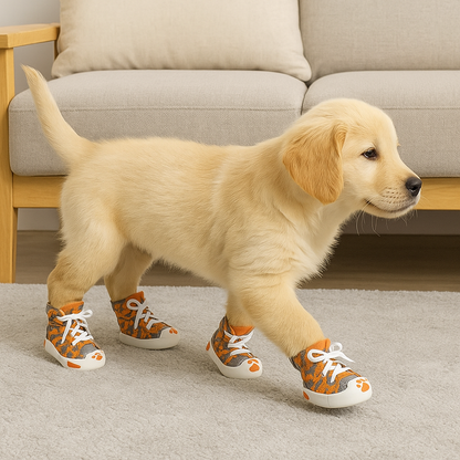 Zevvon | Hundeschuhe für den Sommer mit Grip und luftigem Baumwollgewebe
