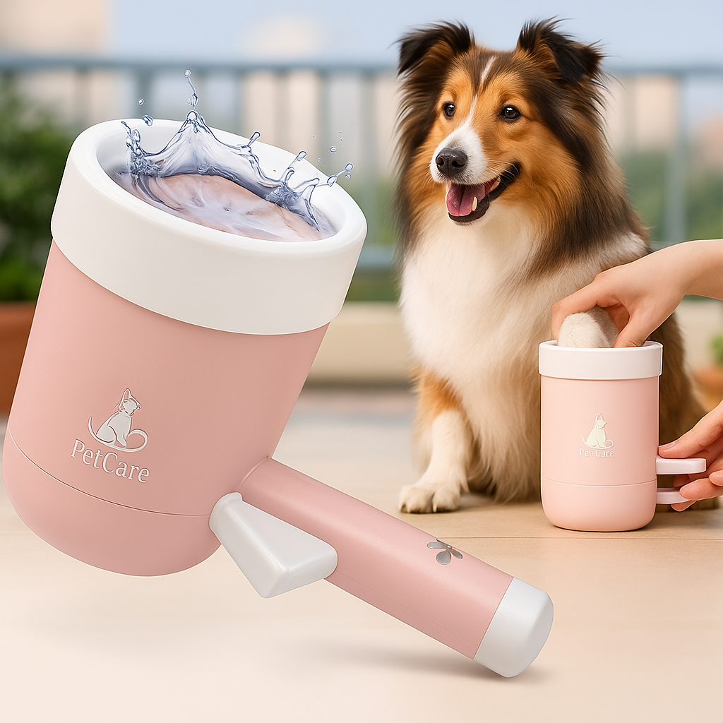 Larry | Hundepfotenreiniger elektrisch mit Trocknung & sanfter Reinigung