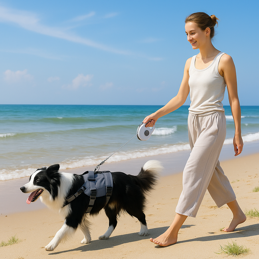 Carazo | Hundeleine mit 360° drehbarem Griff & Aufrollfunktion Für alle Hunde