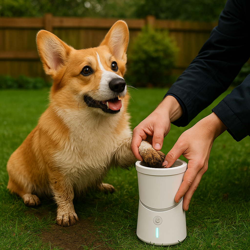 Toto | Elektrischer Hundepfotenreiniger mit 360° Bürstensystem zur sanften Reinigung