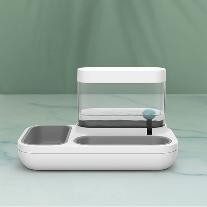 Olmir | Automatischer Futter und Wasserspender für Haustiere