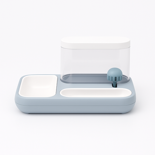 Olmir | Automatischer Futter und Wasserspender für Haustiere