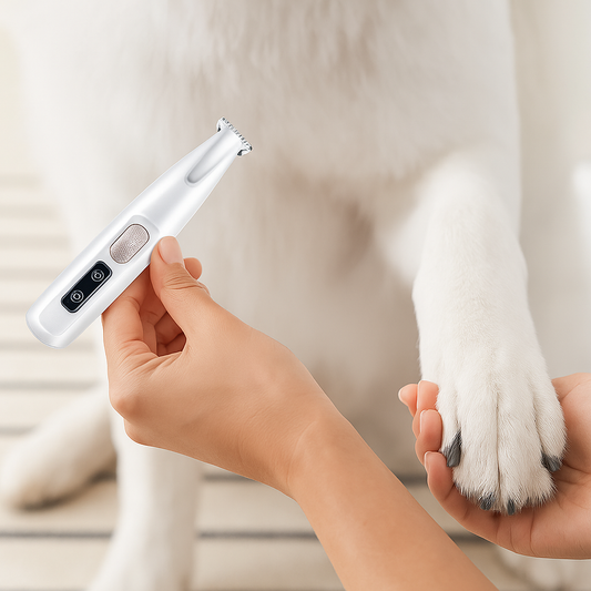 Lio | Pfotentrimmer für Hunde und Katzen mit LED-Licht und Display