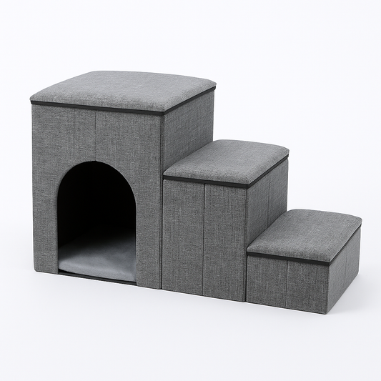 Tonni | Haustier Treppe und Rampe klappbar für Sofa Bett und Couch