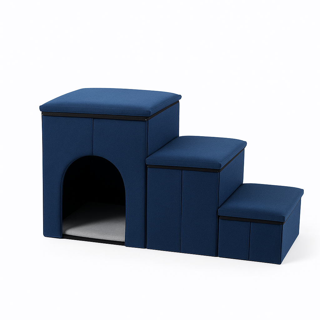 Tonni | Haustier Treppe und Rampe klappbar für Sofa Bett und Couch