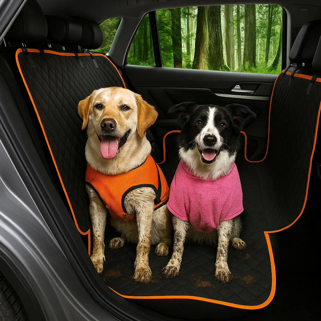 Fendrick | Hunde-Autoschondecke mit Seitenschutzüberhang