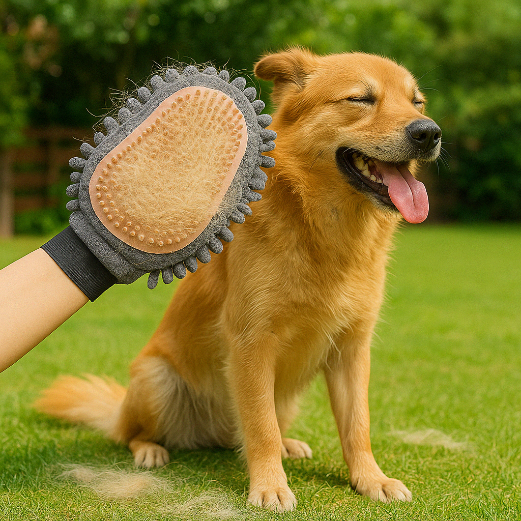 Patty | Pflegehandschuh für Haustiere mit Haarentfernung und Massage