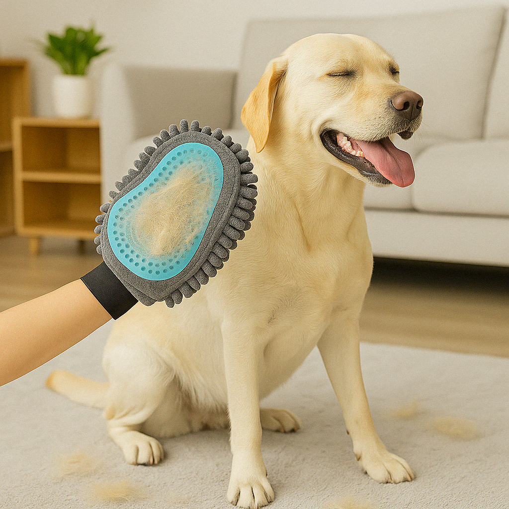 Patty | Pflegehandschuh für Haustiere mit Haarentfernung und Massage