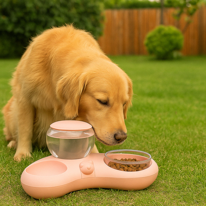 Zazu | Futter- und Wassernapf mit automatischer Wasserzufuhr für Haustiere