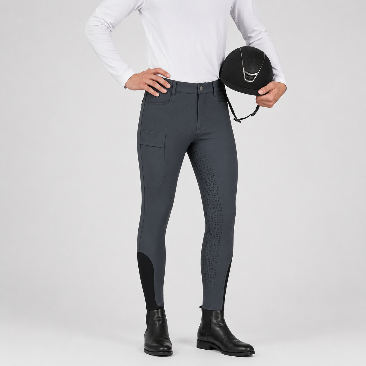 Reithose Herren Full Silikon Grip Stretch Reitsport | Deliron