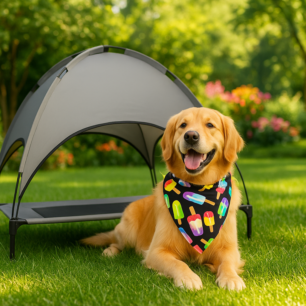 Fizzor | Leichtes Baumwoll Hunde Bandana für den Sommer
