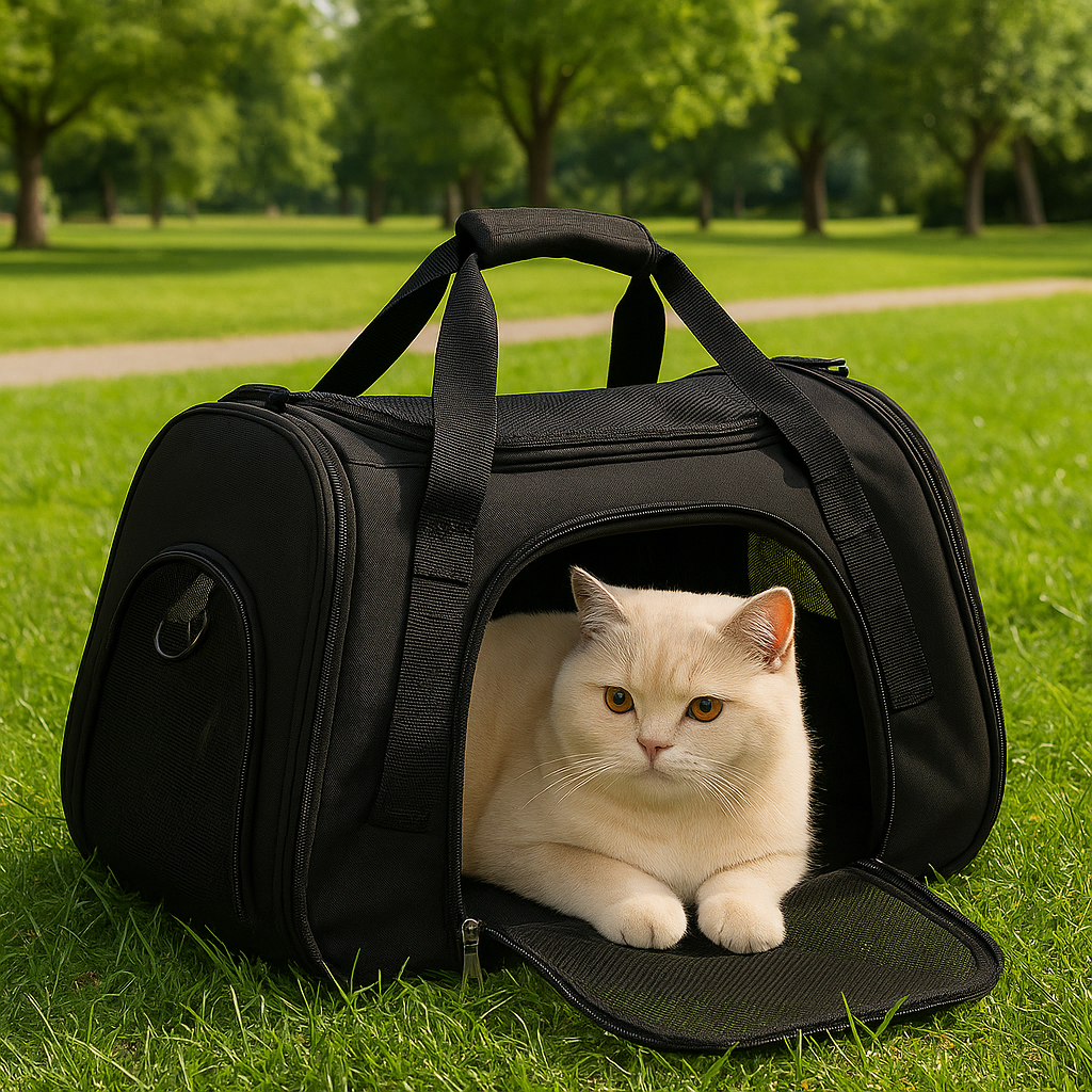Brock | Faltbare Transporttasche für Haustiere Reise Tasche für Hunde Und Katzen