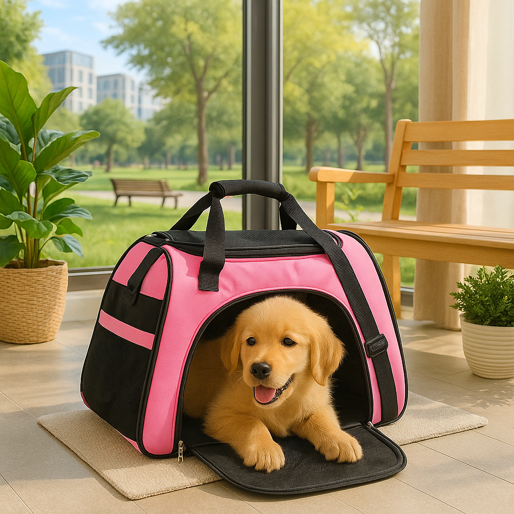 Brock | Faltbare Transporttasche für Haustiere Reise Tasche für Hunde Und Katzen