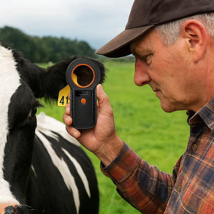 Chiplesegerät für Tiere mit OLED – ISO 11784/85, FDX-B | Chipnox