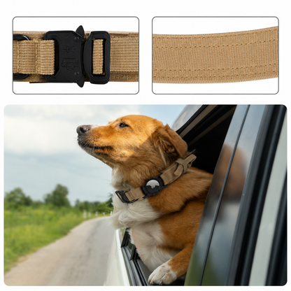Conrad | Taktisches Hundehalsband mit Airtag-Halterung