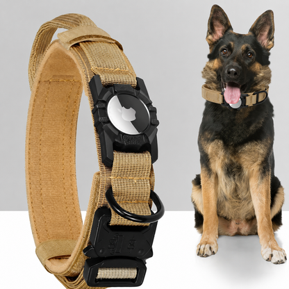 Conrad | Taktisches Hundehalsband mit Airtag-Halterung