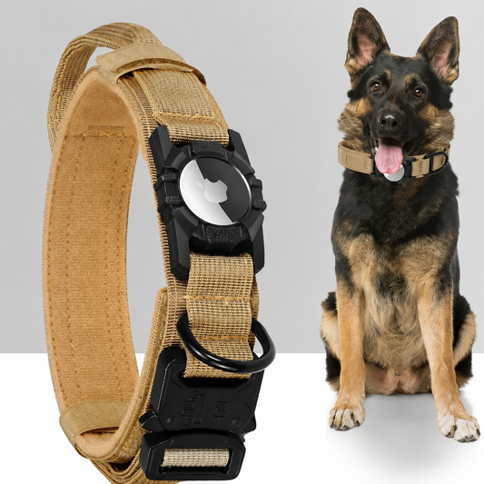 Conrad | Taktisches Hundehalsband mit Airtag-Halterung