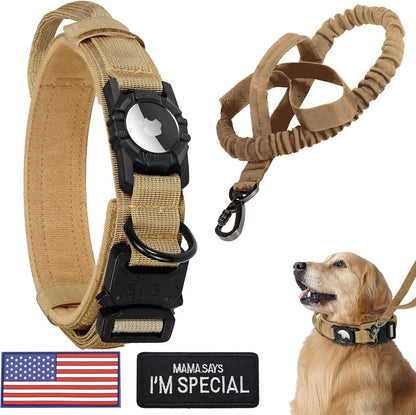 Conrad | Taktisches Hundehalsband mit Airtag-Halterung