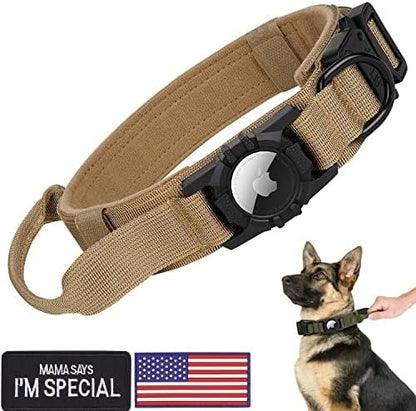 Conrad | Taktisches Hundehalsband mit Airtag-Halterung