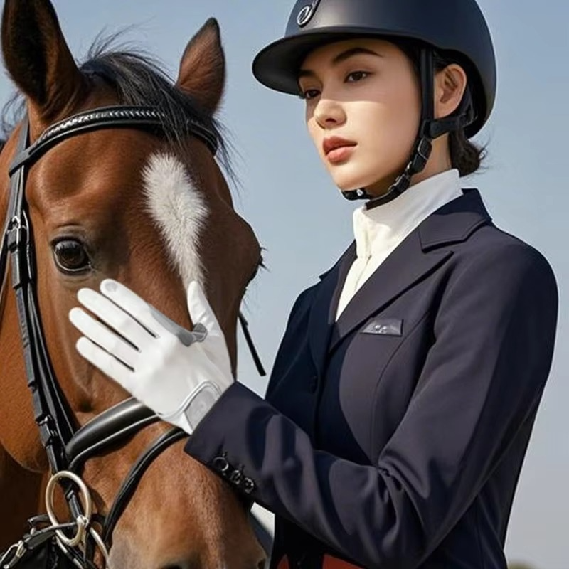 Damen Reithandschuhe Silikon Grip für Training und Ausritte | Veloria