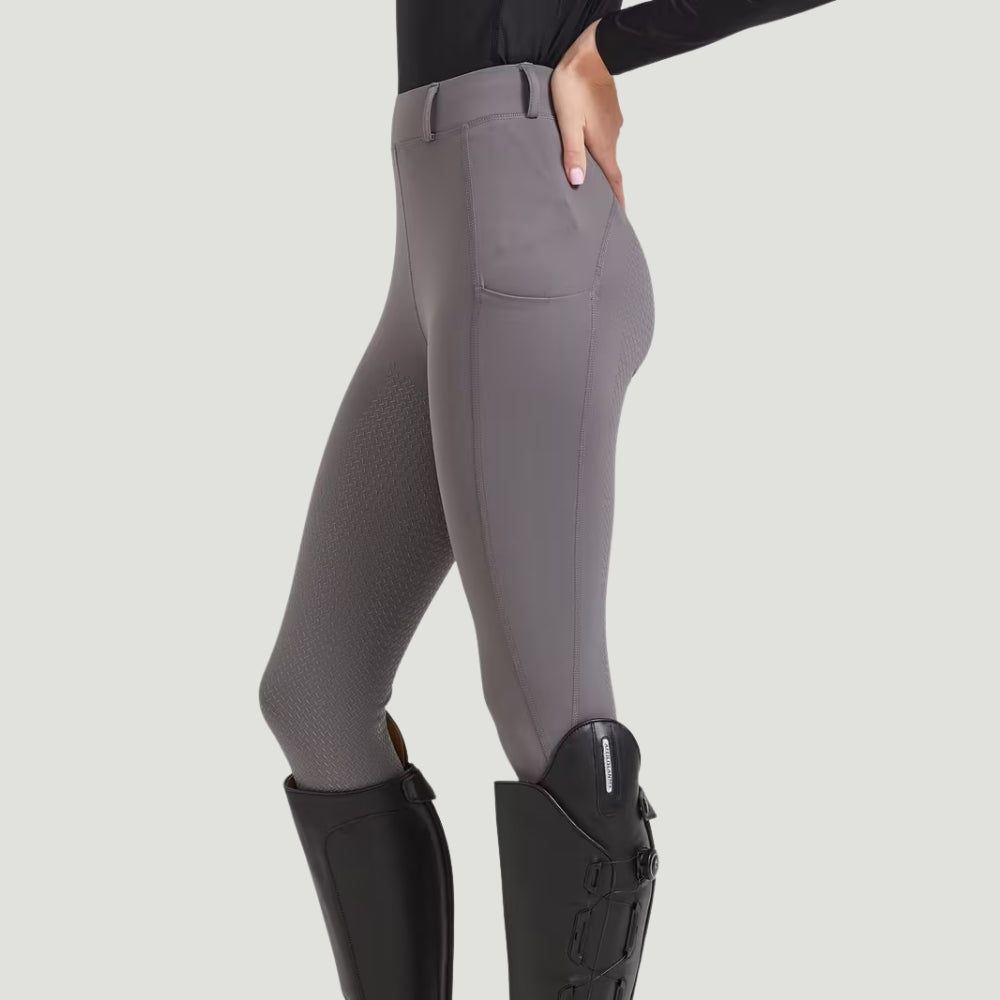 Damen Reithose mit Vollsilikonbesatz und hohem Bund | Ravelo