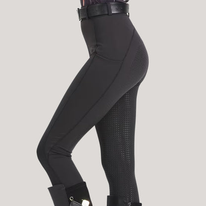 Damen Reithose mit Vollsilikonbesatz und hohem Bund | Ravelo