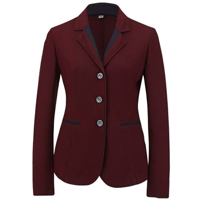 Damen Reitjacke Atmungsaktives Stretch Mesh Turnier Stil | Gulmera