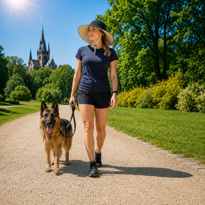 Damen Sonnenhut UPF 50+ UV für sonnige Hundespaziergänge Kervon