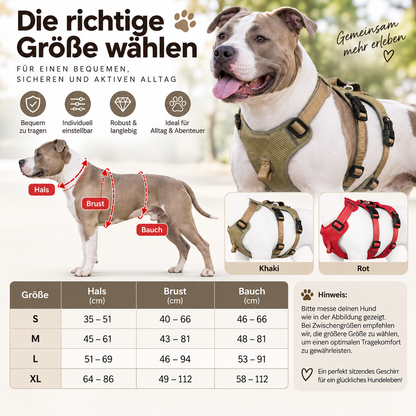 Dominik | Reflektierendes Pitbull Geschirr