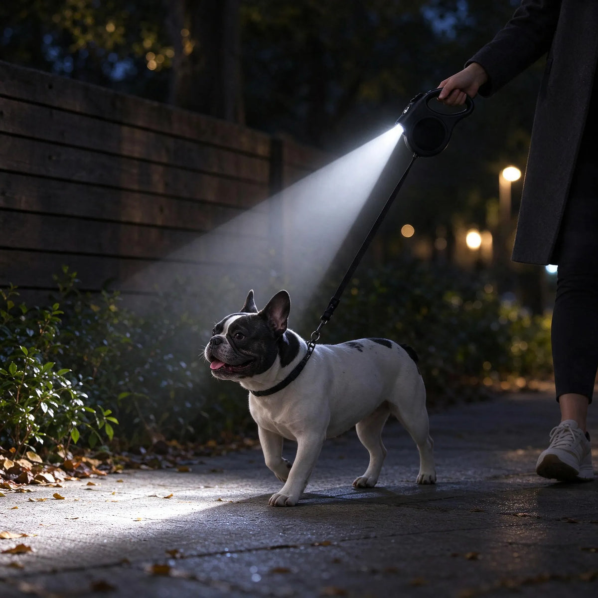 Einziehbare Rollleine Mit Integriertem Licht