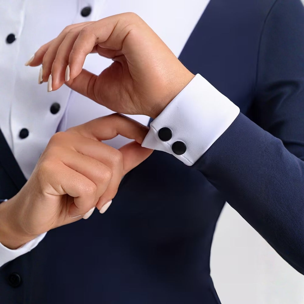 Equestrian Shirt Nylon Stretch Slim Fit Langarm | Salmera