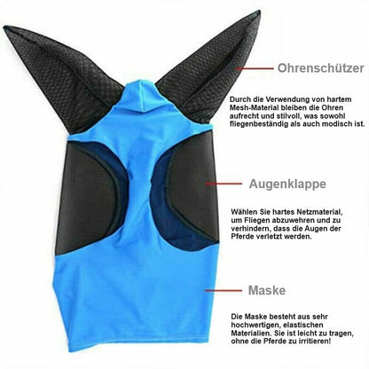 Stern | Pferdemaske mit Fliegen- und UV-Schutz