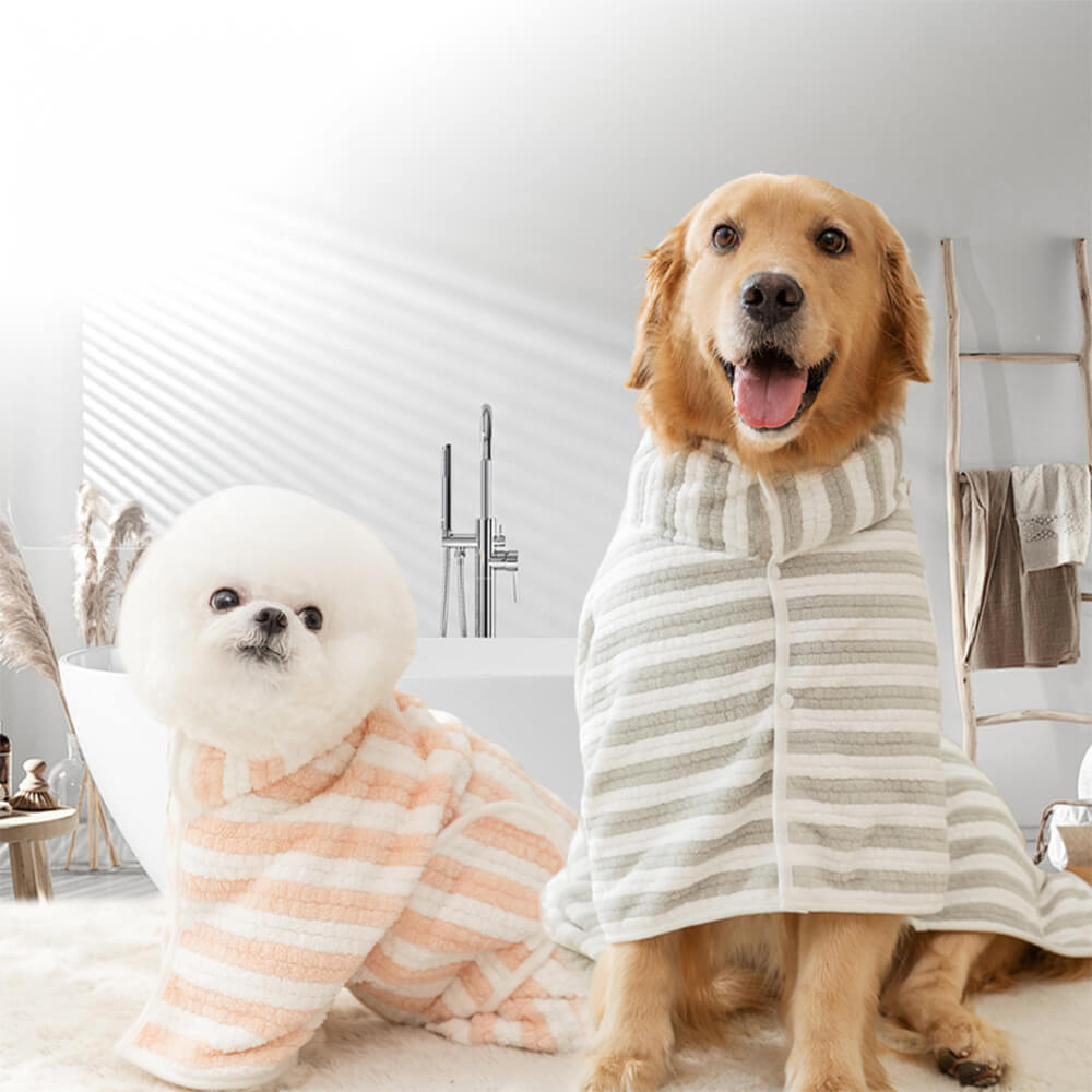 Mellow | Hundebademantel mit schnell trocknender Mikrofasertechnologie
