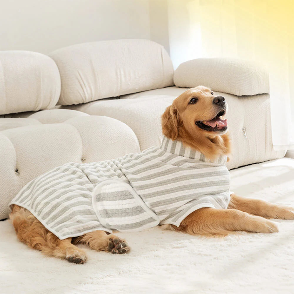 Mellow | Hundebademantel mit schnell trocknender Mikrofasertechnologie