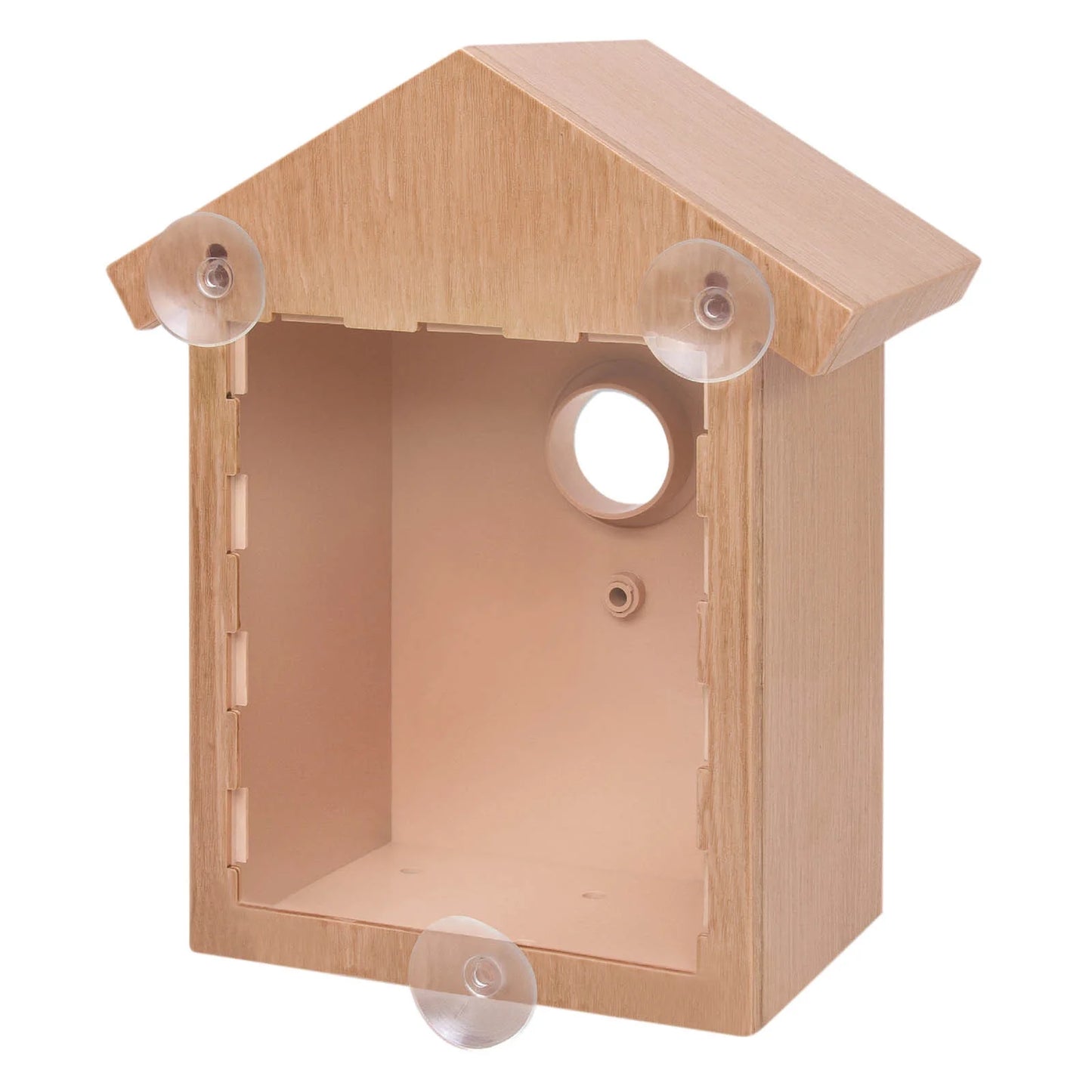 Jonny | Fenster Vogelhaus mit Saugnäpfen für Außenfenster und klare Sicht aufs Vogelnest