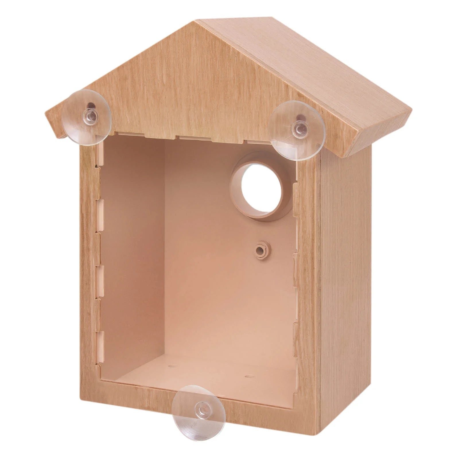 Jonny | Fenster Vogelhaus mit Saugnäpfen für Außenfenster und klare Sicht aufs Vogelnest