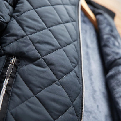Gefütterte Winterjacke Mit Reißverschluss