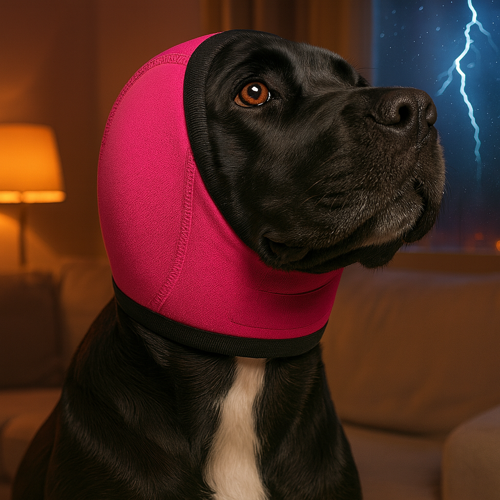 Gehörschutz Hund Ohrenhaube mit Geräuschdämpfung | Houndra