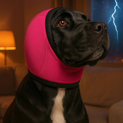 Gehörschutz Hund Ohrenhaube mit Geräuschdämpfung | Houndra