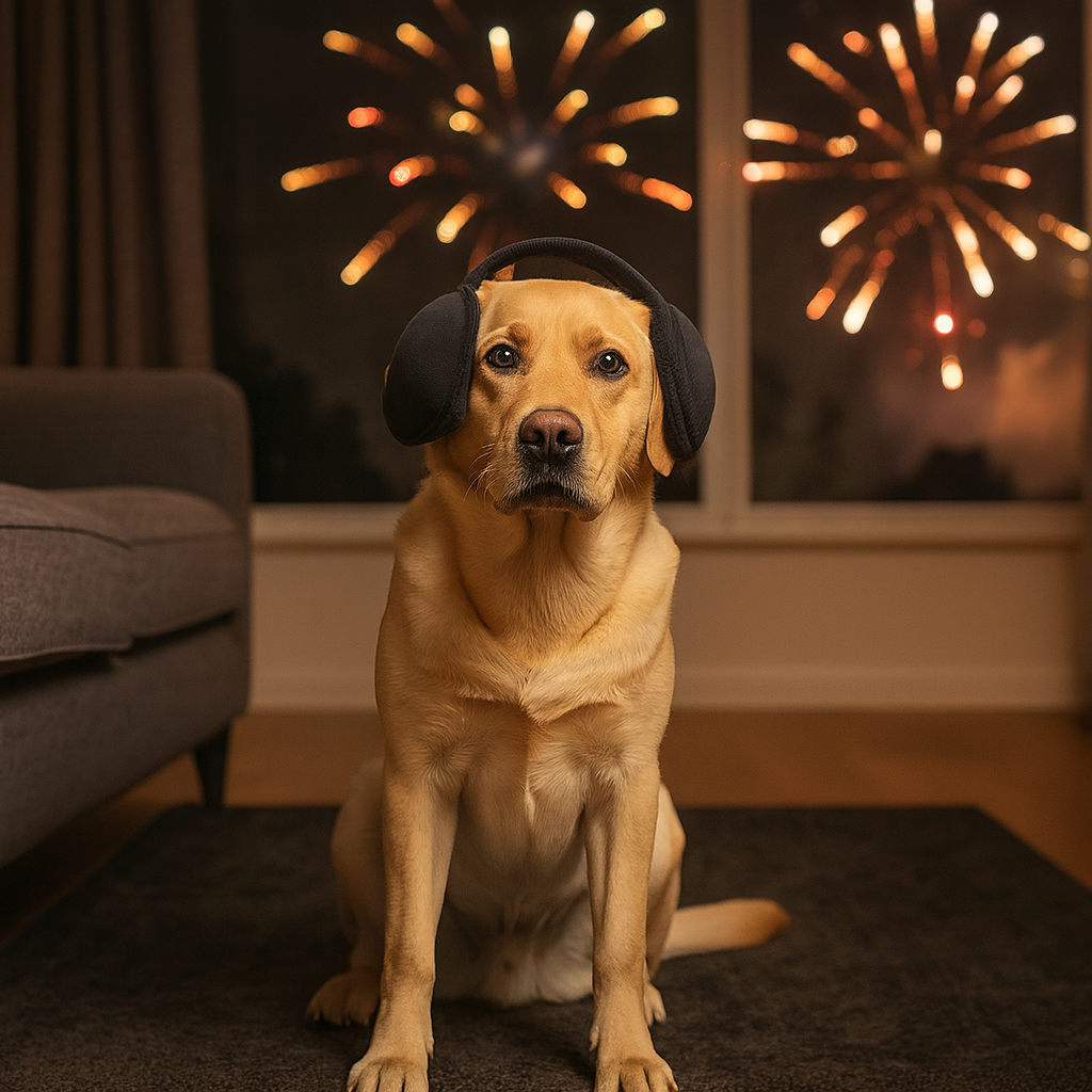 Gehörschutz Hund für Feuerwerk und Gewitter | Lekki