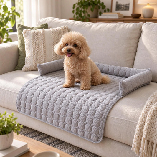 Gepolsterte Hundematte Mit Erhöhtem Rand
