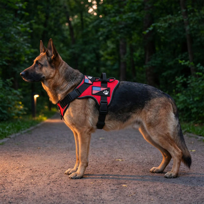 Gepolstertes Hundegeschirr Mit Reflektierenden Nähten