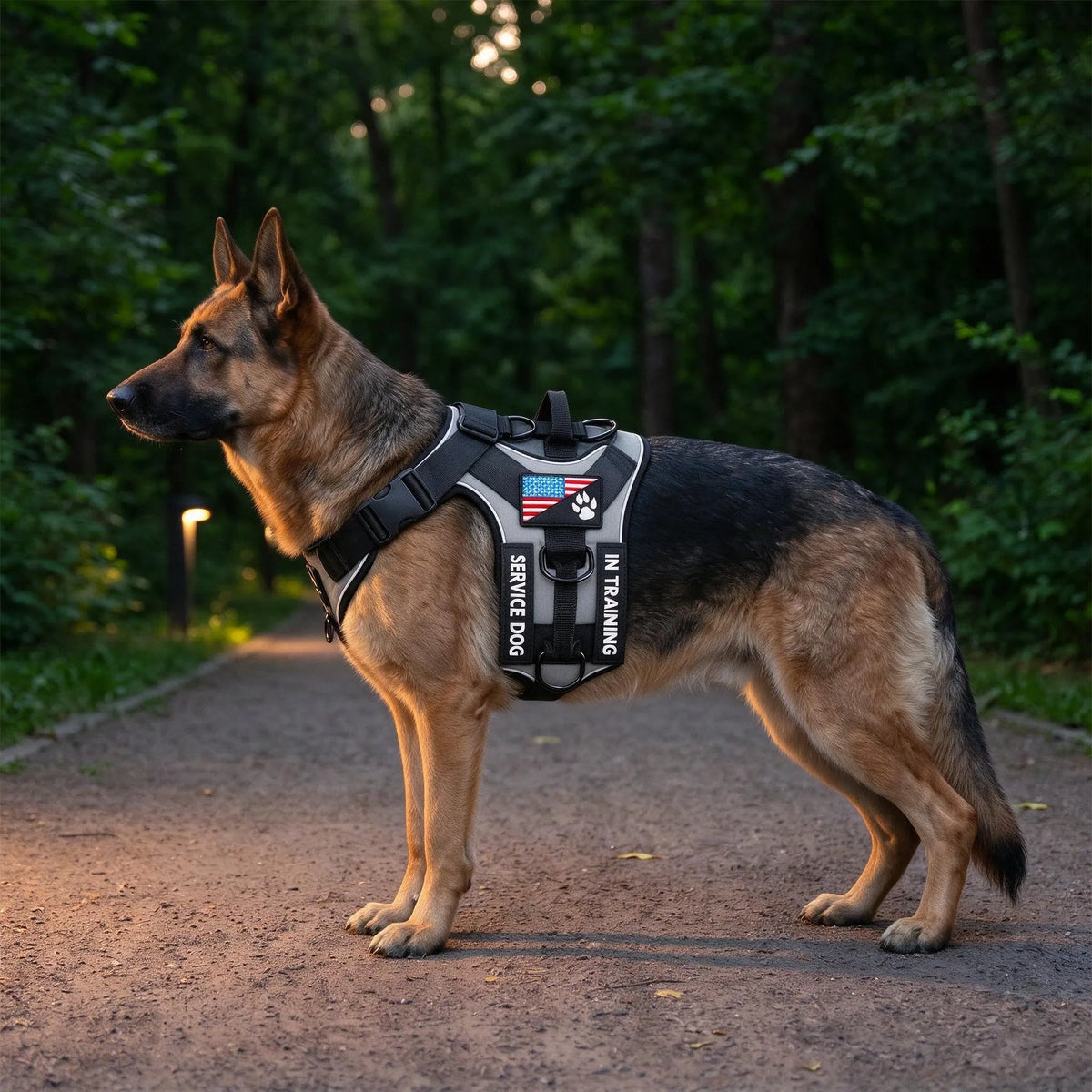 Gepolstertes Hundegeschirr Mit Reflektierenden Nähten