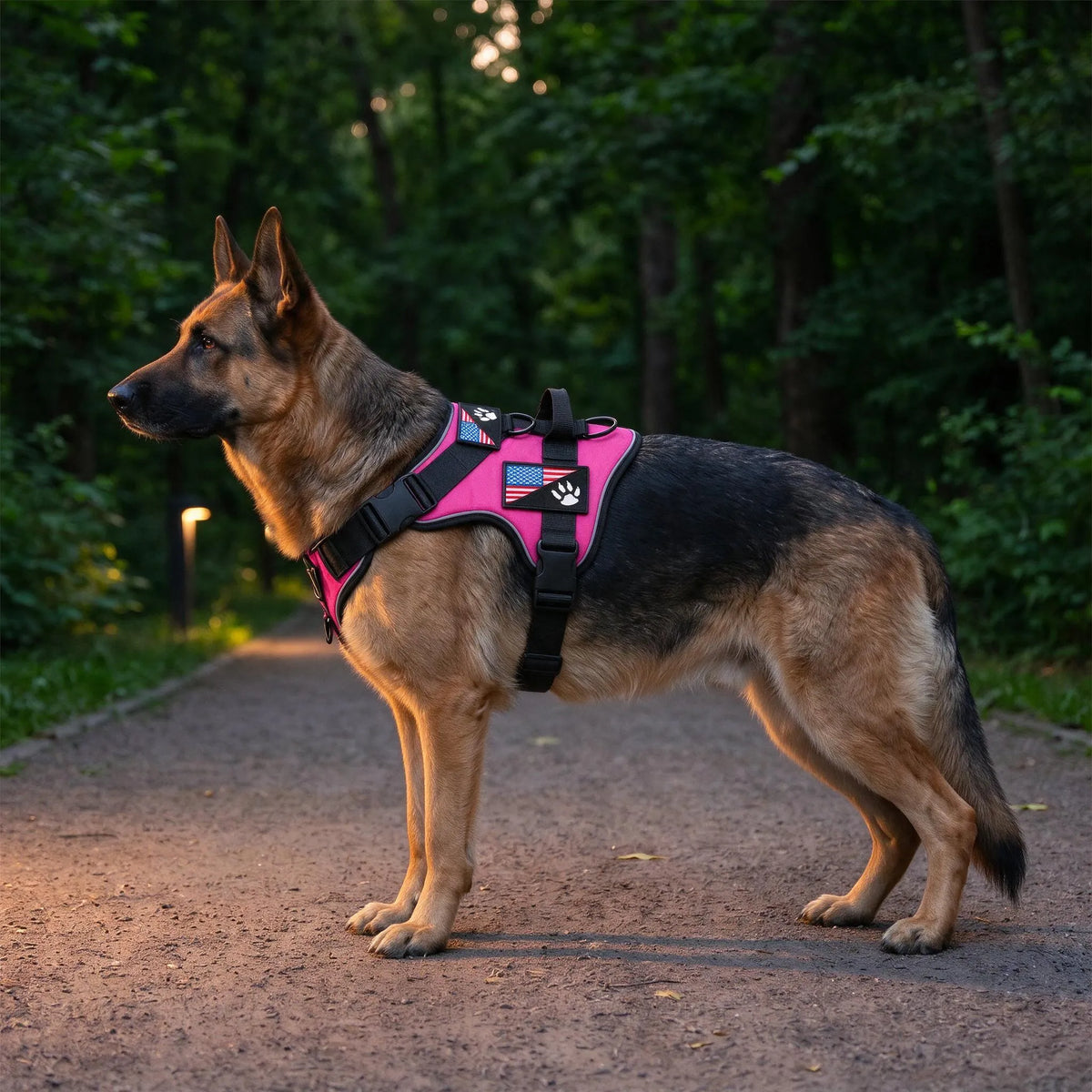Gepolstertes Hundegeschirr Mit Reflektierenden Nähten