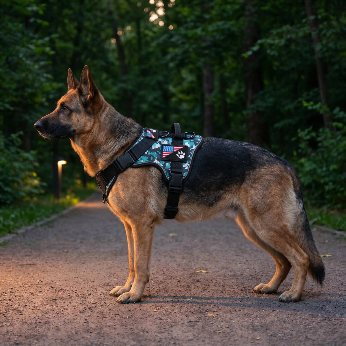 Gepolstertes Hundegeschirr Mit Reflektierenden Nähten