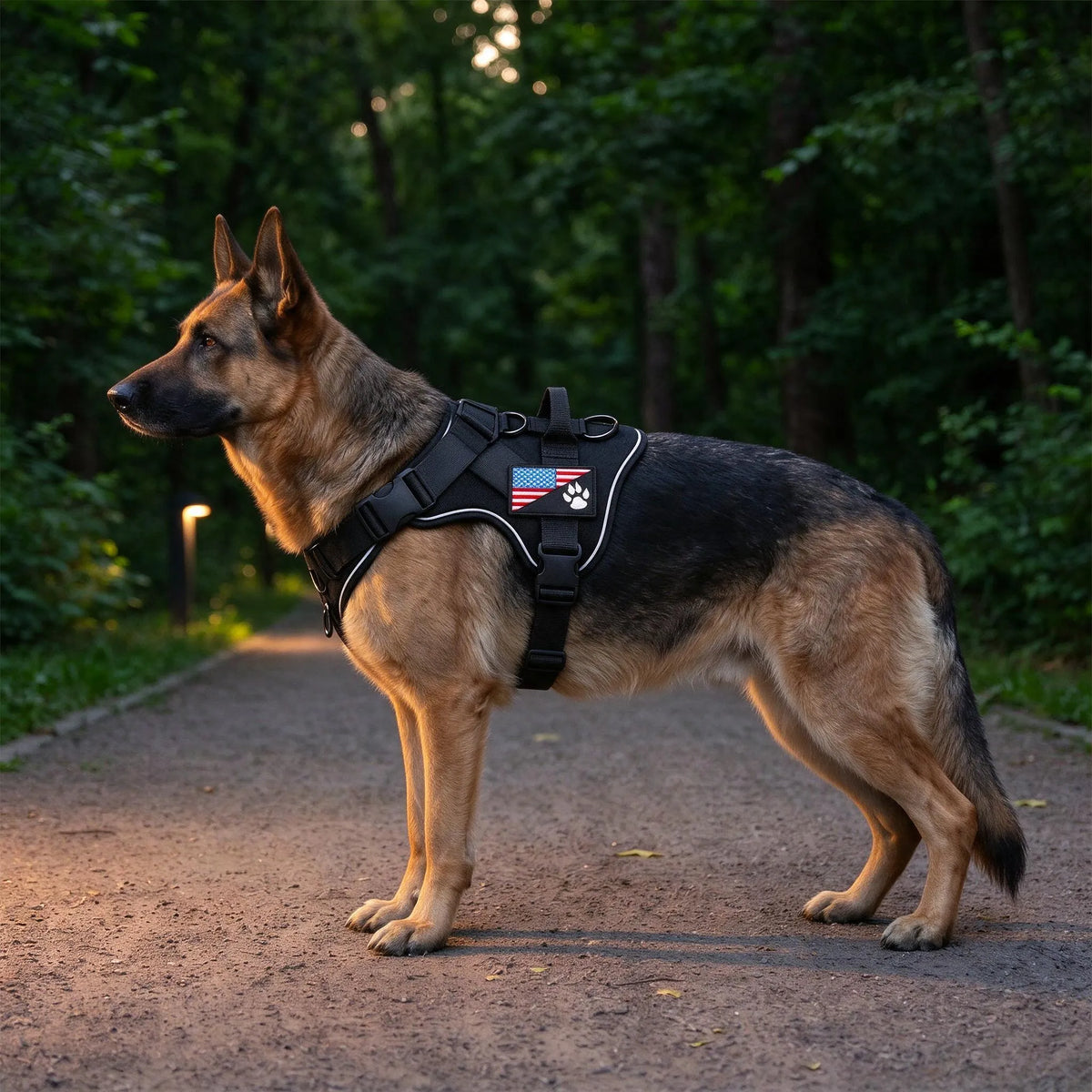 Gepolstertes Hundegeschirr Mit Reflektierenden Nähten