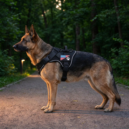 Gepolstertes Hundegeschirr Mit Reflektierenden Nähten