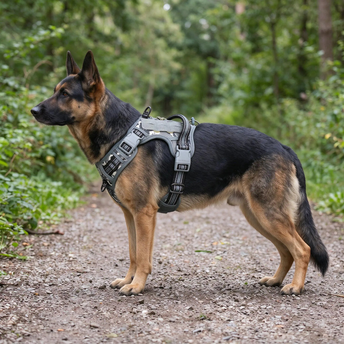 Gepolstertes Taktisches Hundegeschirr Mit Griff