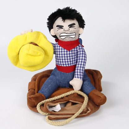 Halloween Hundekostüm Cowboy Reiter Kostüm für Hunde