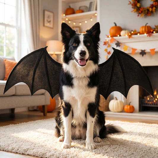 Halloween Hundekostüm Fledermaus Flügel für Hunde